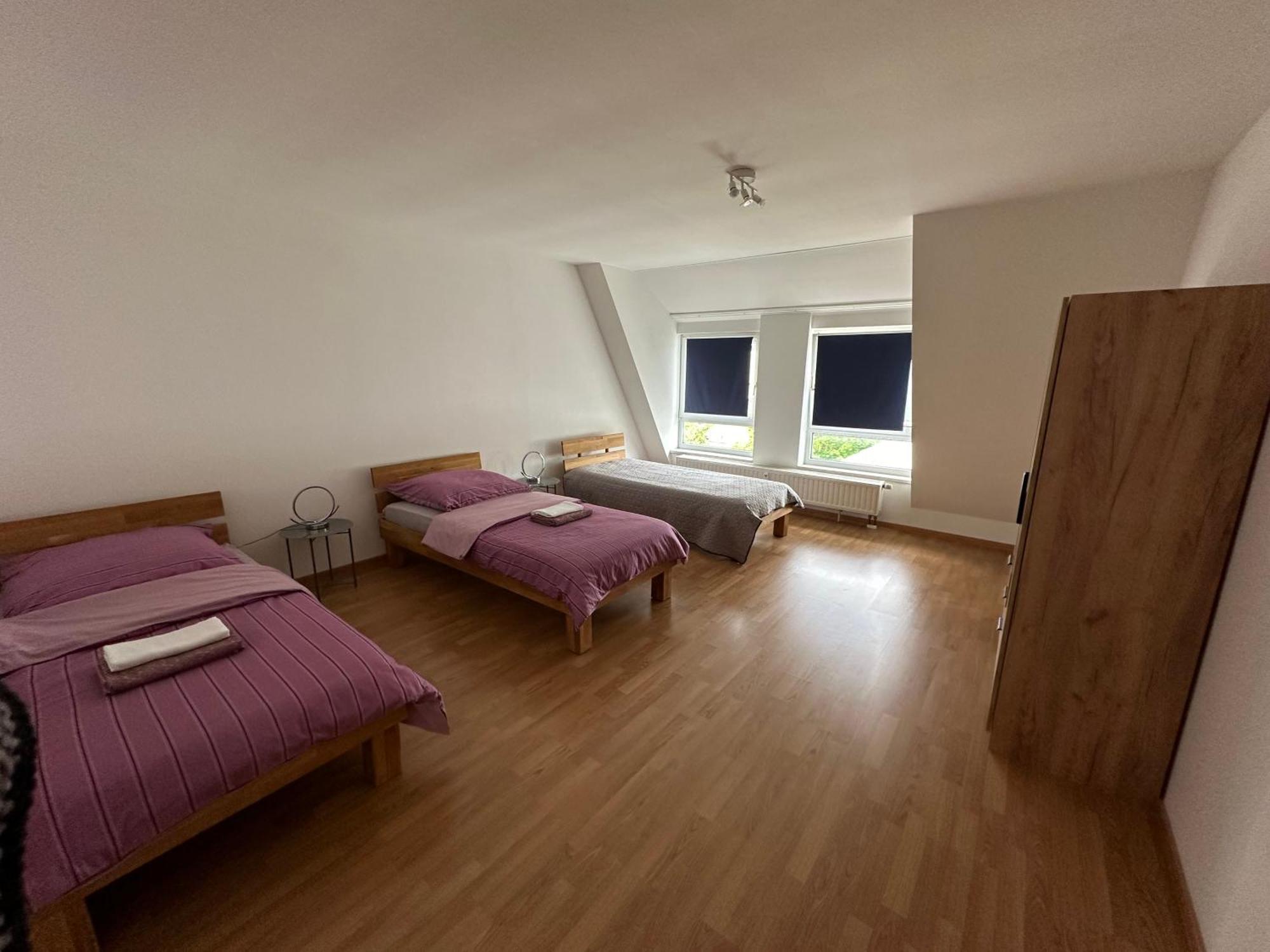 Grosses Apartment Im Dg Leipzig Exterior foto